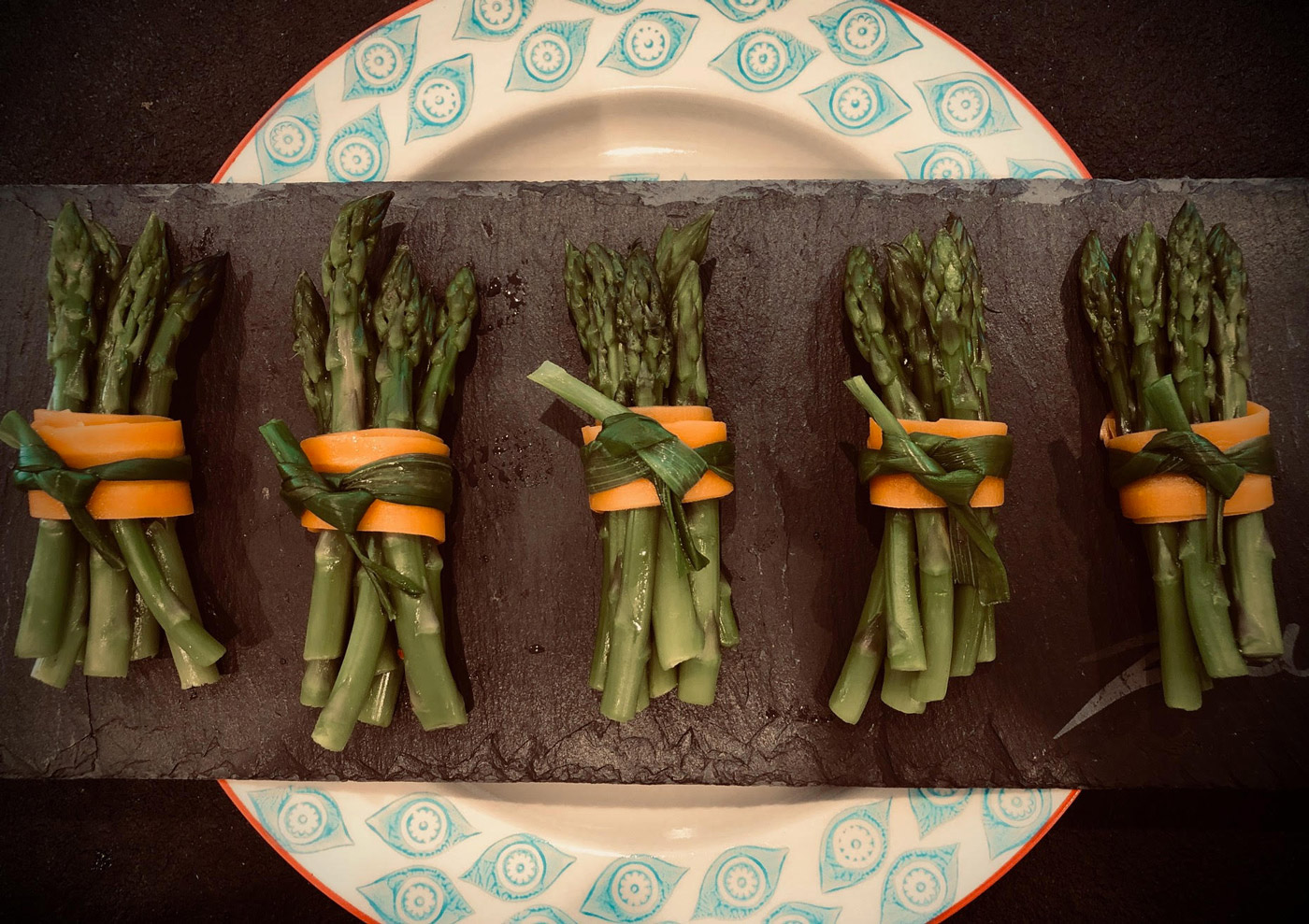 wrapped asparagus