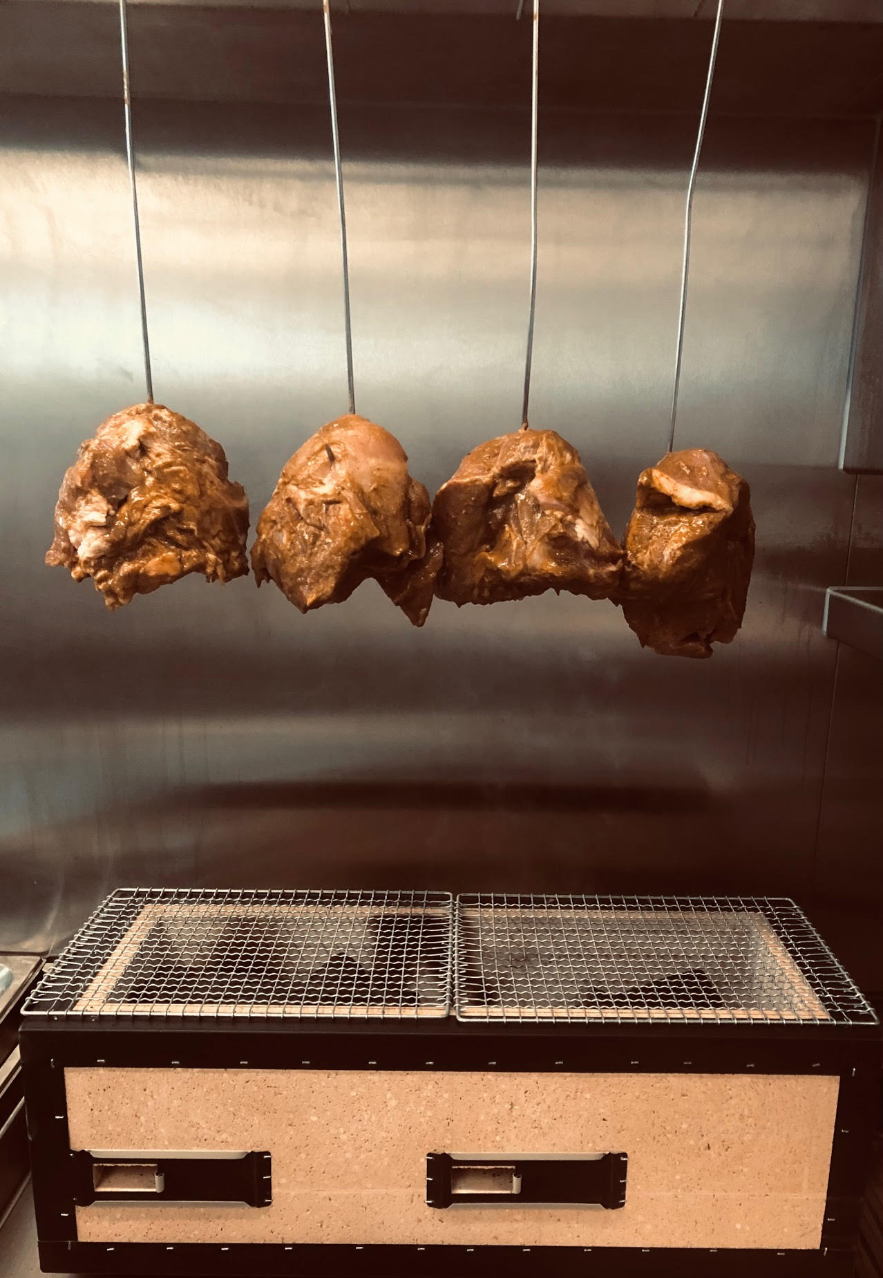 roast duck in kitchen